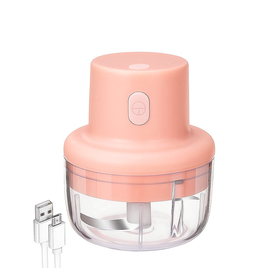 KolorFish Electric Mini Garlic Chopper 250ml Electric Vegetable Chopper
